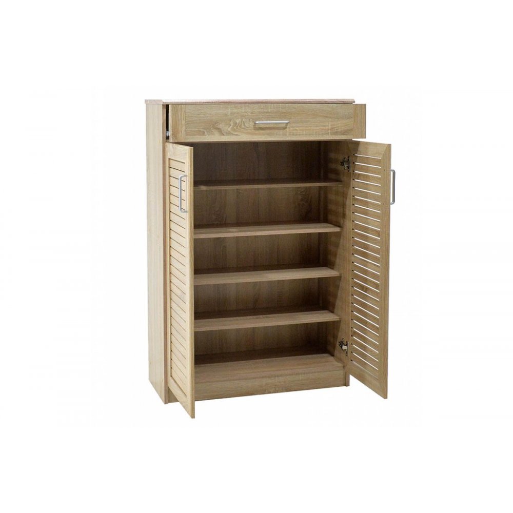 Παπουτσοθήκη-ντουλάπι "SANTE" σε χρώμα σονόμα 80x40x123