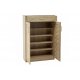 Παπουτσοθήκη-ντουλάπι "SANTE" σε χρώμα σονόμα 80x40x123