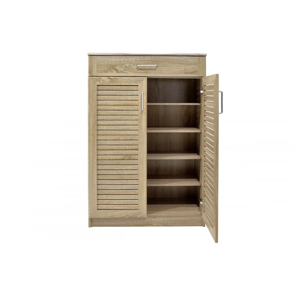 Παπουτσοθήκη-ντουλάπι "SANTE" σε χρώμα σονόμα 80x40x123