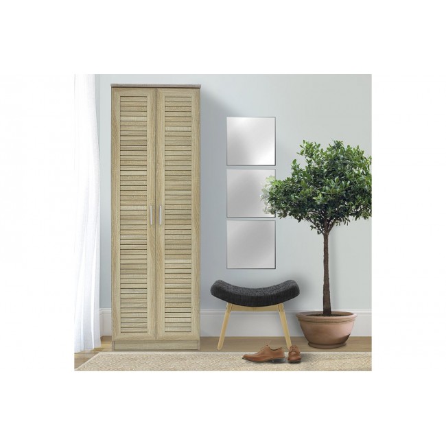 Παπουτσοθήκη-ντουλάπα "SANTE" σε χρώμα σονόμα 60x40x183