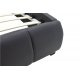 Κρεβάτι "ANATOLIA" διπλό από τεχνόδερμα σε χρώμα μαύρο 172x220x115