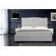 Κρεβάτι "BOLIVAR" διπλό με τεχνόδερμα σε χρώμα λευκό 170x217x123