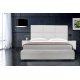 Κρεβάτι "AMAZON" διπλό από τεχνόδερμα σε χρώμα λευκό 178x216x128