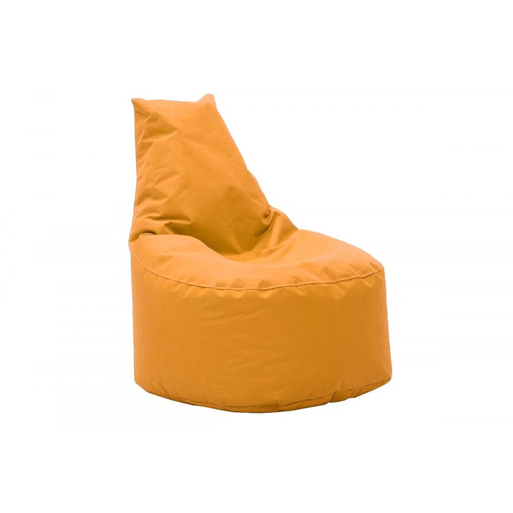 Πουφ πολυθρόνα "NORM" υφασμάτινο σε χρώμα πορτοκαλί 65x55x75