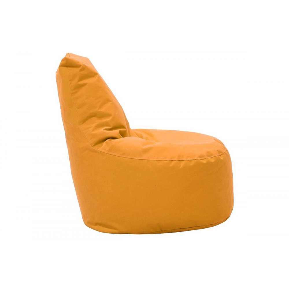 Πουφ πολυθρόνα "NORM" υφασμάτινο σε χρώμα πορτοκαλί 65x55x75