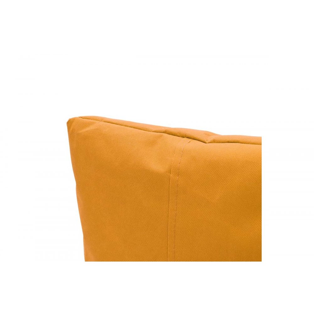 Πουφ πολυθρόνα "NORM" υφασμάτινο σε χρώμα πορτοκαλί 65x55x75
