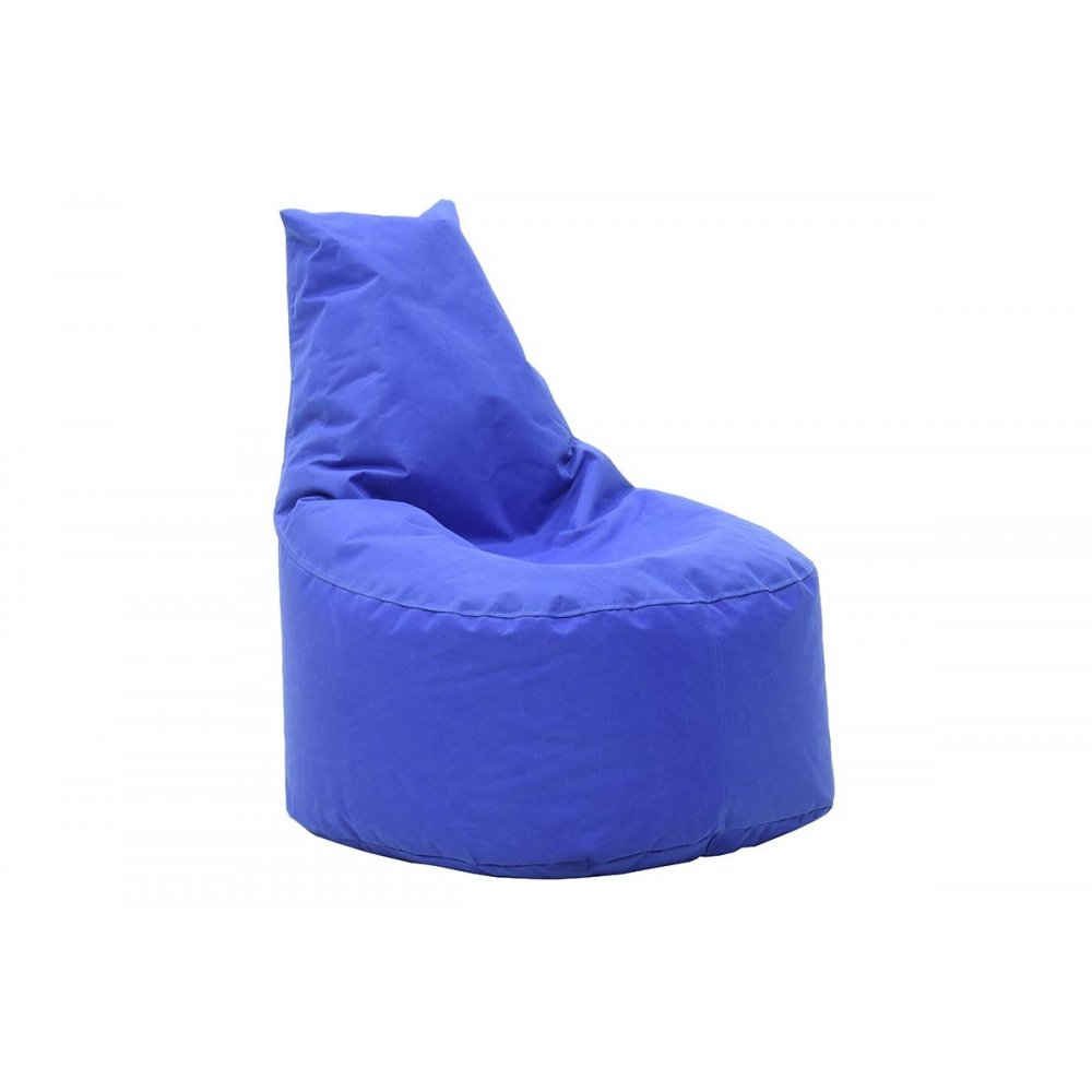 Πουφ πολυθρόνα "NORM" υφασμάτινο σε χρώμα μπλε 65x55x75