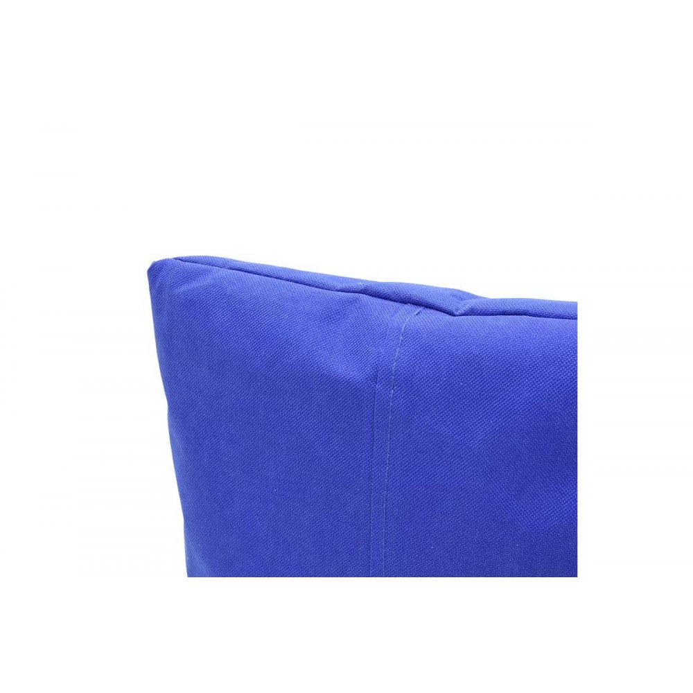 Πουφ πολυθρόνα "NORM" υφασμάτινο σε χρώμα μπλε 65x55x75