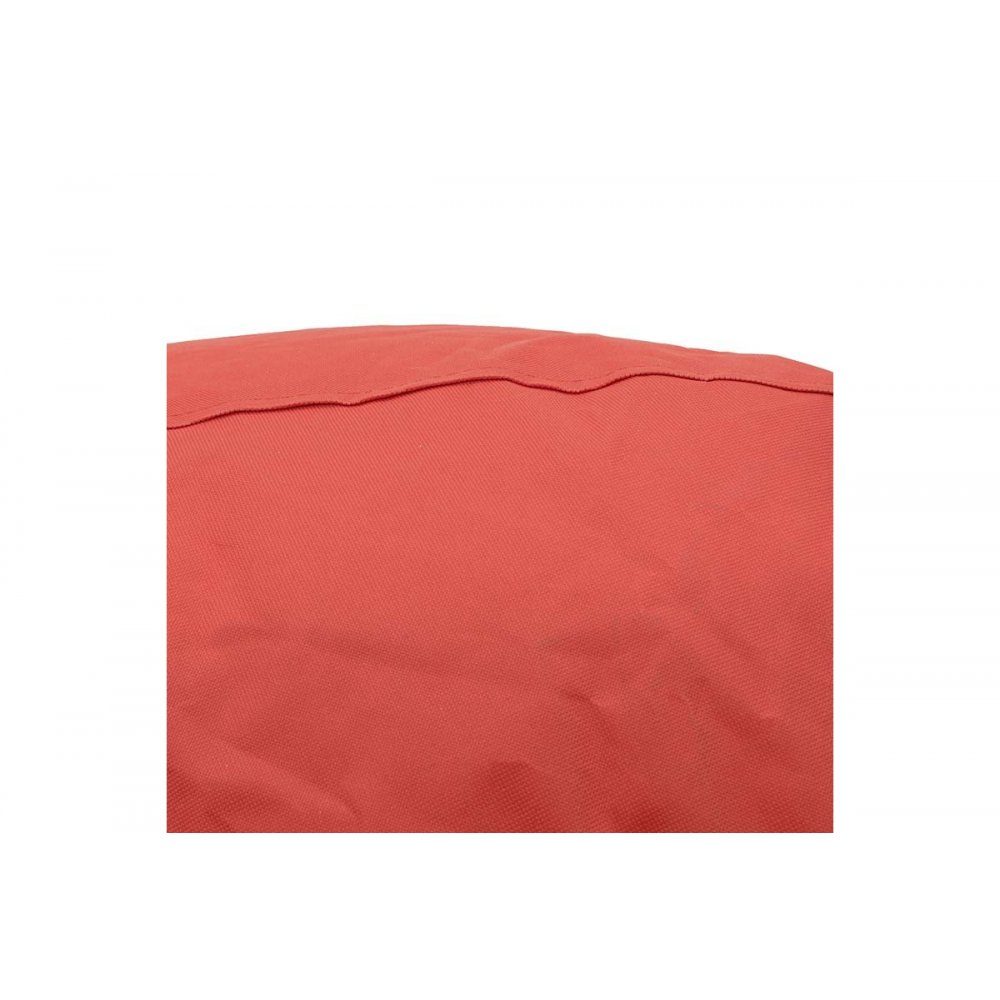 Πουφ πολυθρόνα "BASIC" υφασμάτινο σε χρώμα κόκκινο 70x70x90