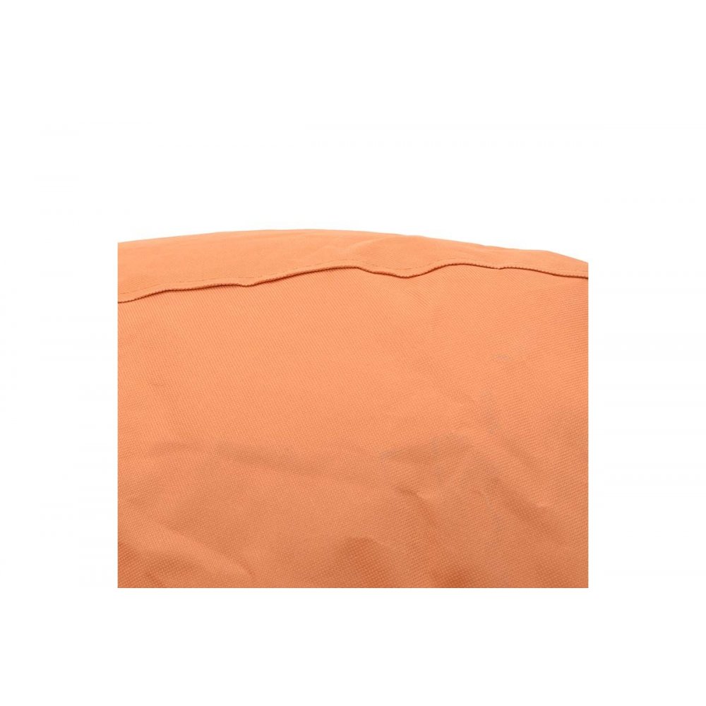 Πουφ πολυθρόνα "BASIC" υφασμάτινο σε χρώμα πορτοκαλί 70x70x90