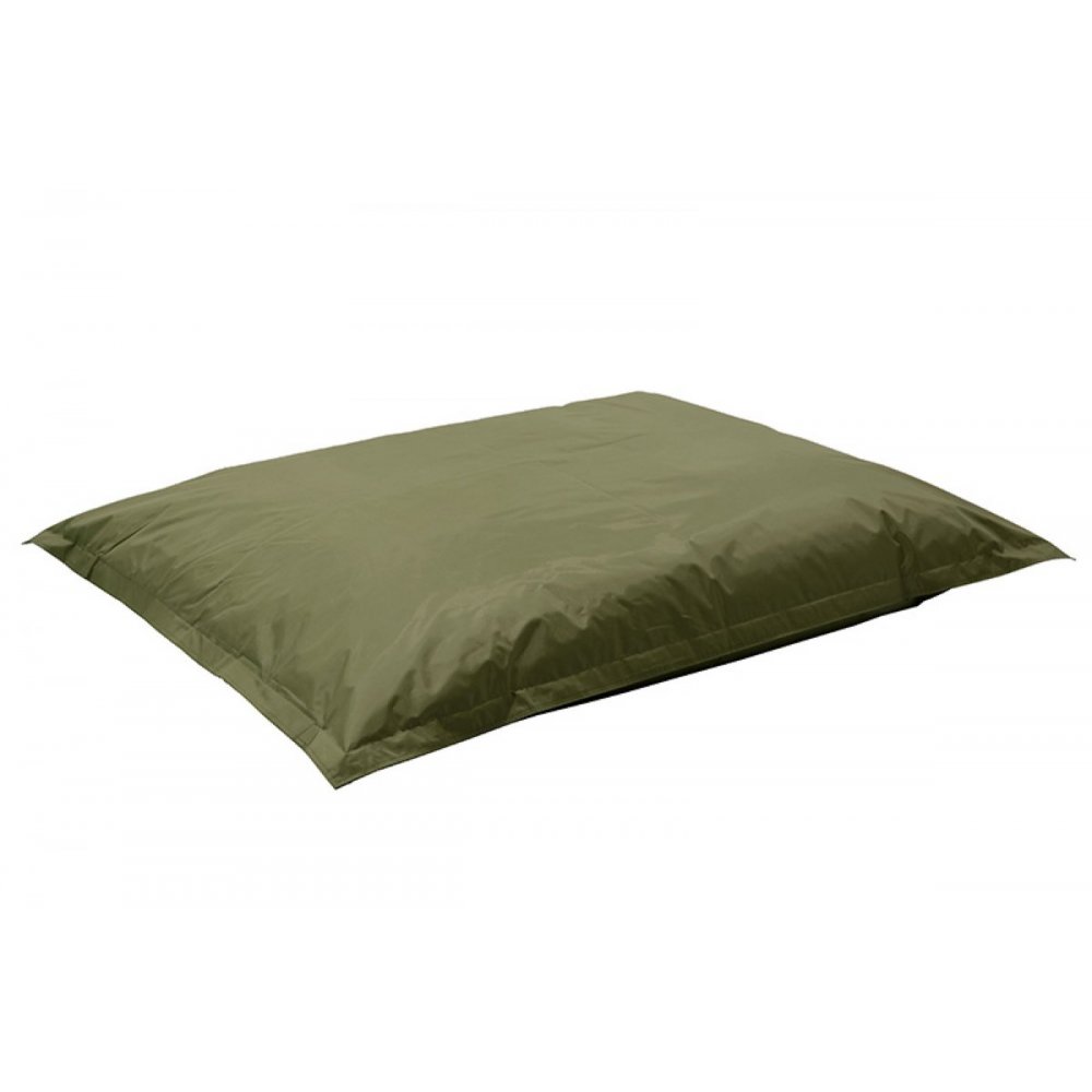 Πουφ μαξιλάρι "PIGRO" υφασμάτινο σε χρώμα σκούρο πράσινο 175x135x25