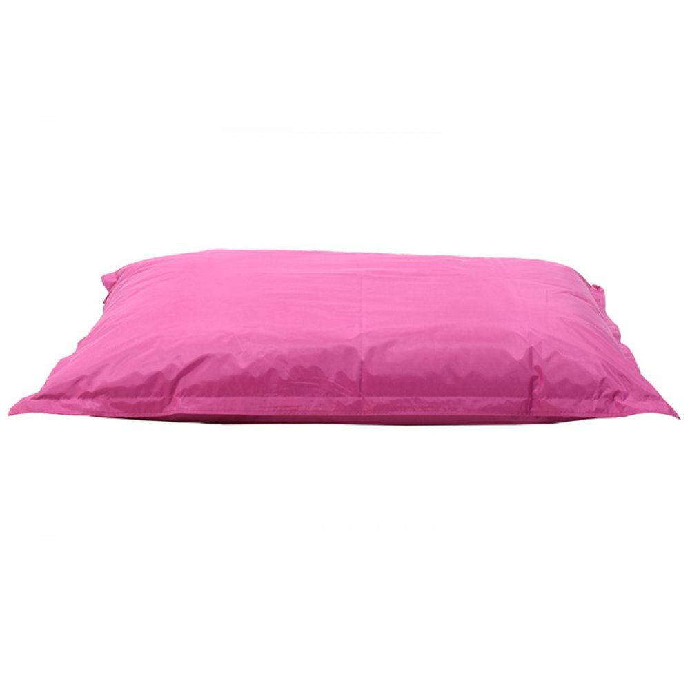 Πουφ μαξιλάρι "PIGRO" υφασμάτινο σε χρώμα ροζ 175x135x25