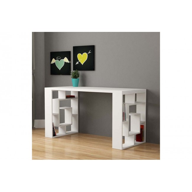 Γραφείο "LABIRENT" σε χρώμα λευκό 140x60x75