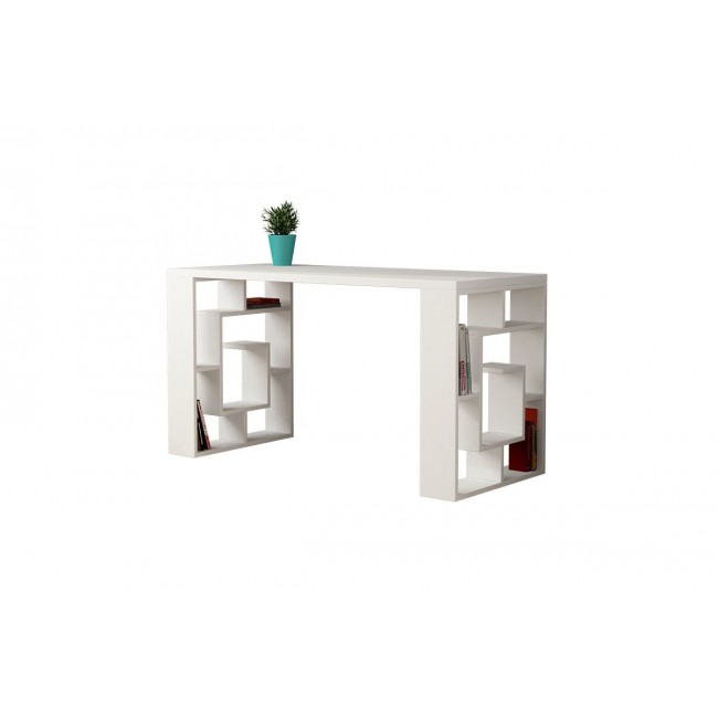 Γραφείο "LABIRENT" σε χρώμα λευκό 140x60x75