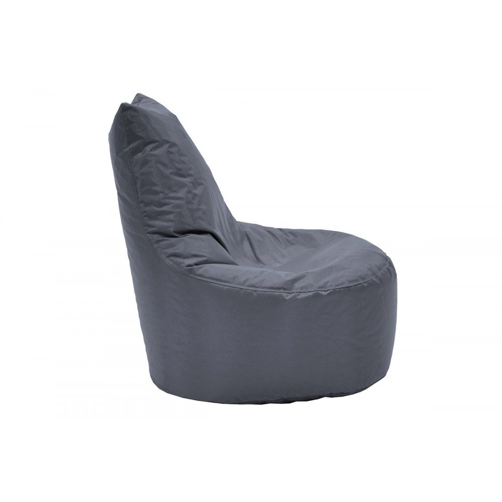 Πουφ πολυθρόνα "NORM PRO" υφασμάτινο σε χρώμα γκρι 70x60x75