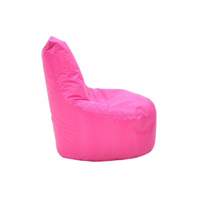 Πουφ πολυθρόνα "NORM PRO" υφασμάτινο σε χρώμα ροζ 70x60x75