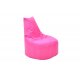 Πουφ πολυθρόνα "NORM PRO" υφασμάτινο σε χρώμα ροζ 70x60x75