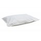 Πουφ μαξιλάρι "PIGRO" υφασμάτινο σε χρώμα λευκό 175x135x25