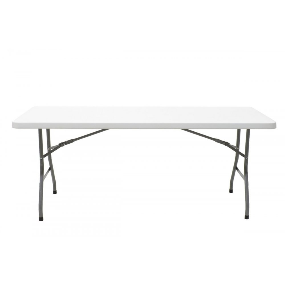 Τραπέζι catering-συνεδρίου "APRILIA" σε λευκό χρώμα 183x76x74