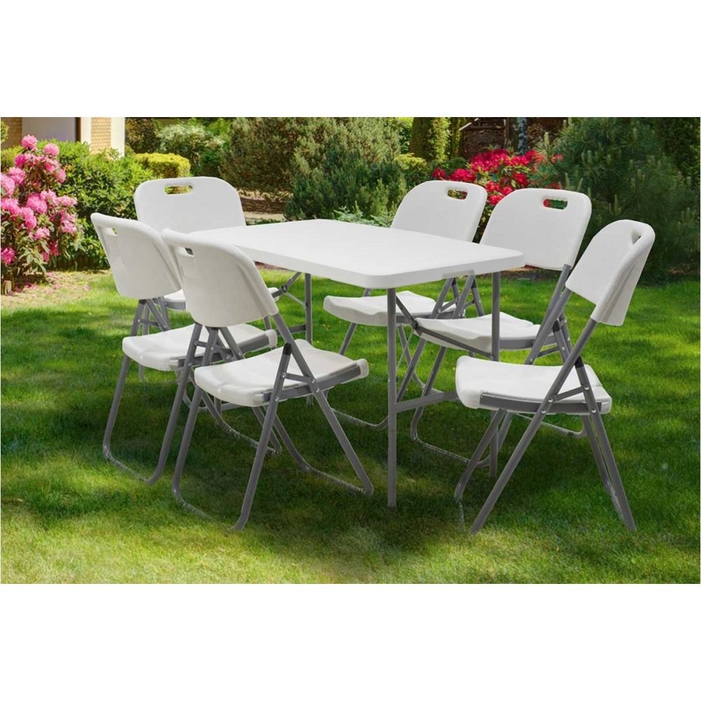 Τραπέζι catering "RODEO" πτυσσόμενο σε χρώμα λευκό 122x60x74