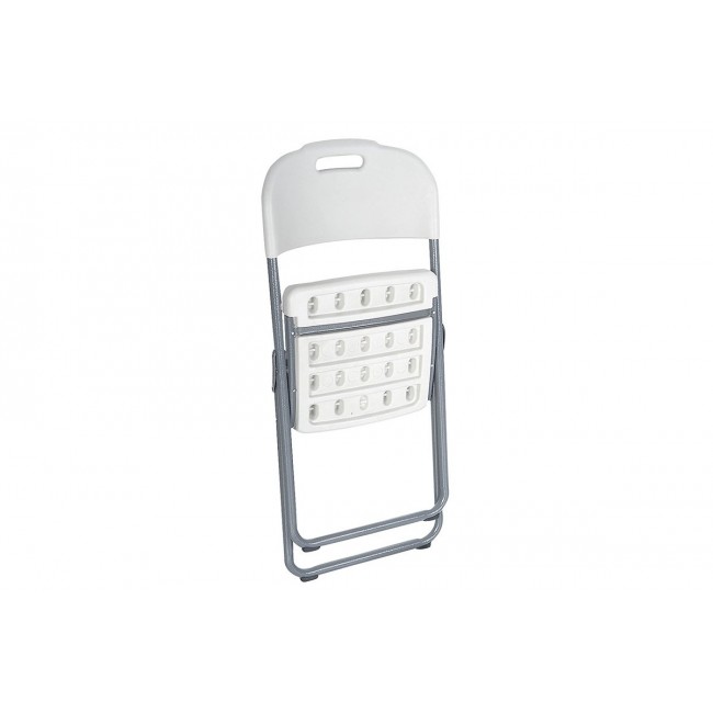 Καρέκλα "EDISON" πτυσσόμενη πολυπροπυλενίου σε χρώμα λευκό 45x50x88