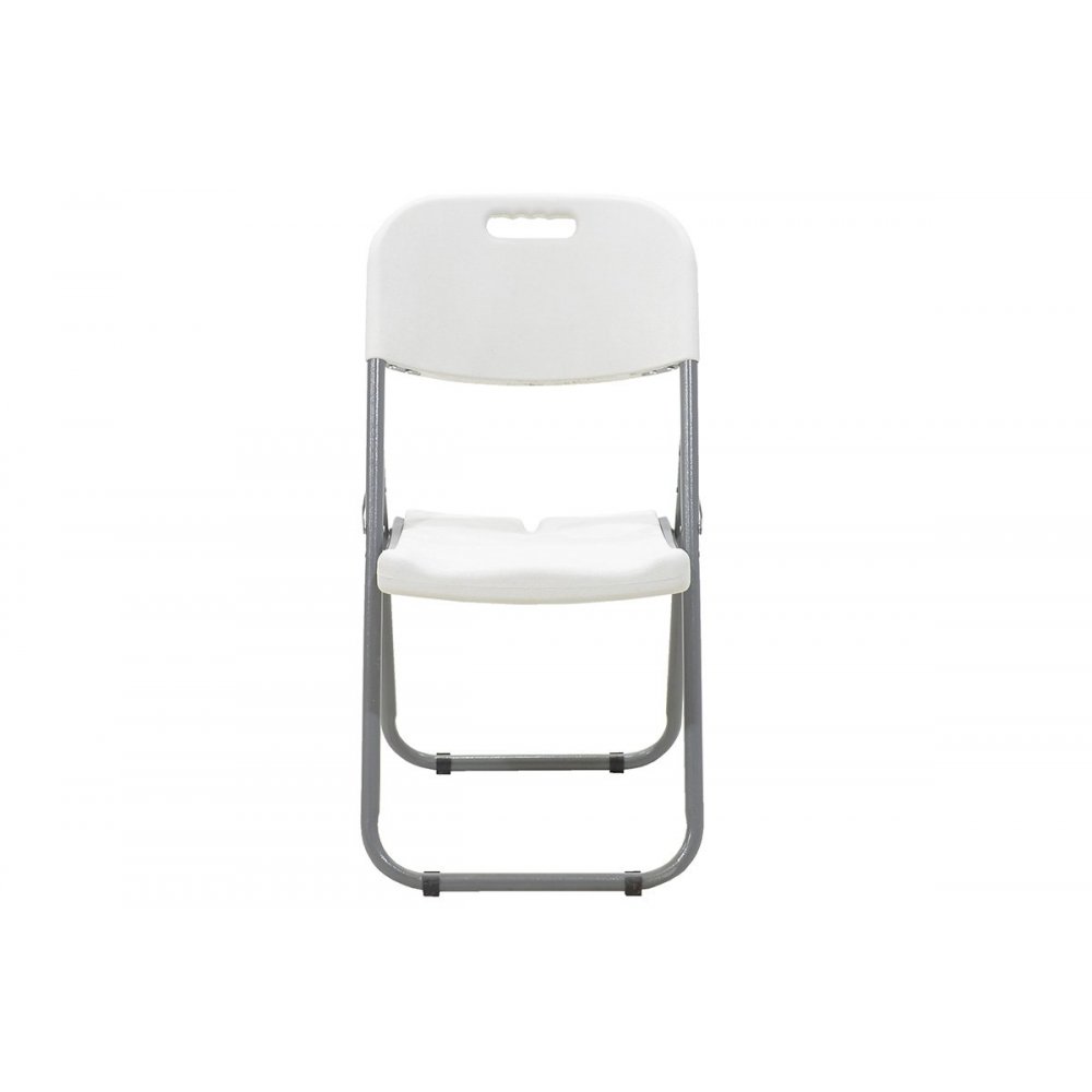 Καρέκλα "EDISON" πτυσσόμενη πολυπροπυλενίου σε χρώμα λευκό 45x50x88