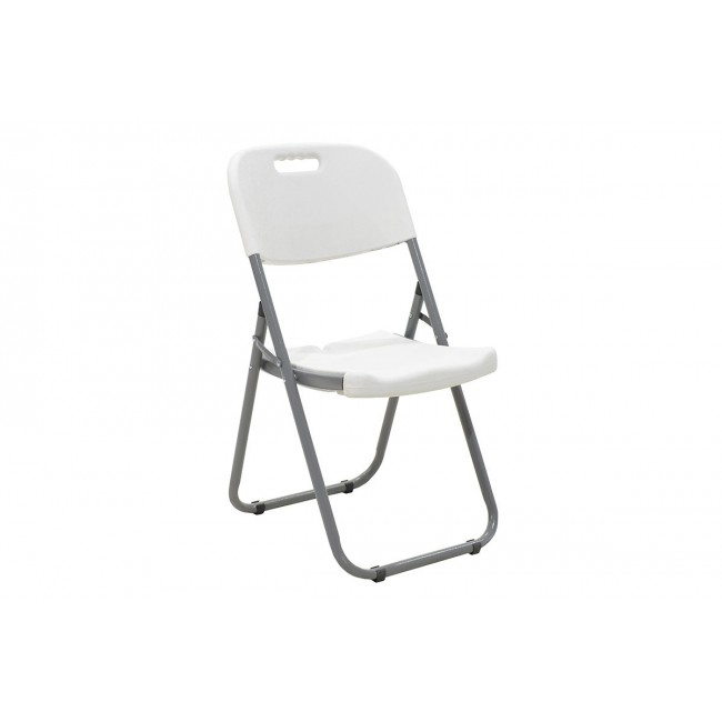 Καρέκλα "EDISON" πτυσσόμενη πολυπροπυλενίου σε χρώμα λευκό 45x50x88