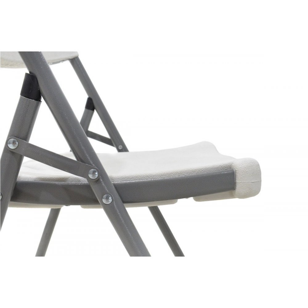 Καρέκλα "EDISON" πτυσσόμενη πολυπροπυλενίου σε χρώμα λευκό 45x50x88