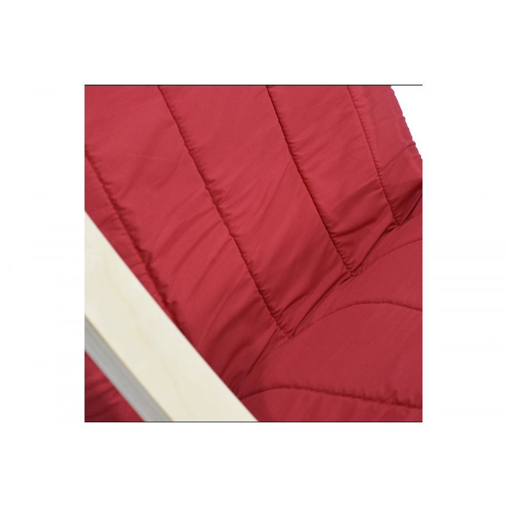 Πολυθρόνα "RENATA" υφασμάτινη σε χρώμα κόκκινο 73x58x99