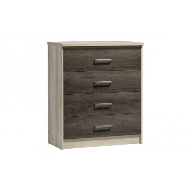 Συρταριέρα "OLYMPUS" σε χρώμα castillo-toro δρυς 80x40x95