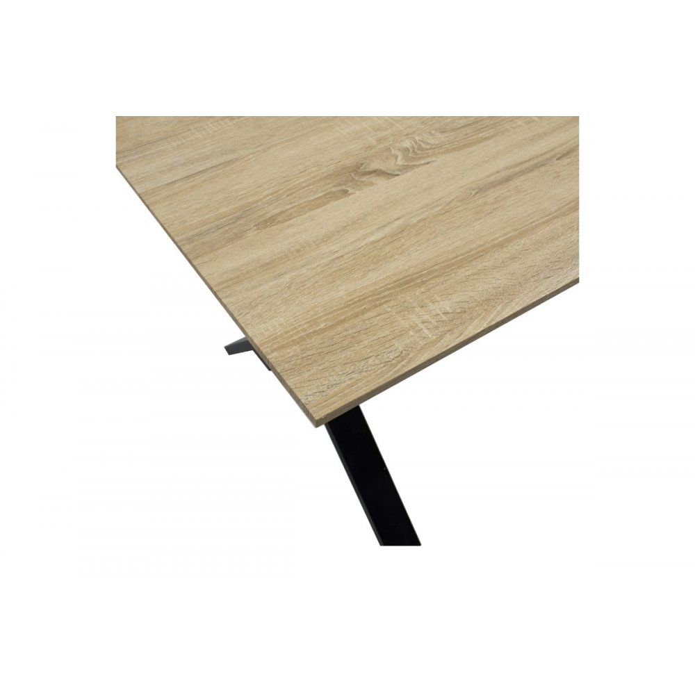 Τραπέζι "EVORA" ορθογώνιο σε χρώμα σονόμα 180x90x75