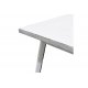 Τραπέζι "UTOPIA" μεταλλικό σε χρώμα antique λευκό 80x80x75,5