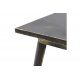 Τραπέζι "UTOPIA" μεταλλικό σε χρώμα antique μαύρο 120x70x75,5