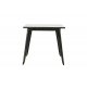 Τραπέζι "UTOPIA" μεταλλικό σε χρώμα antique μαύρο 80x80x75,5