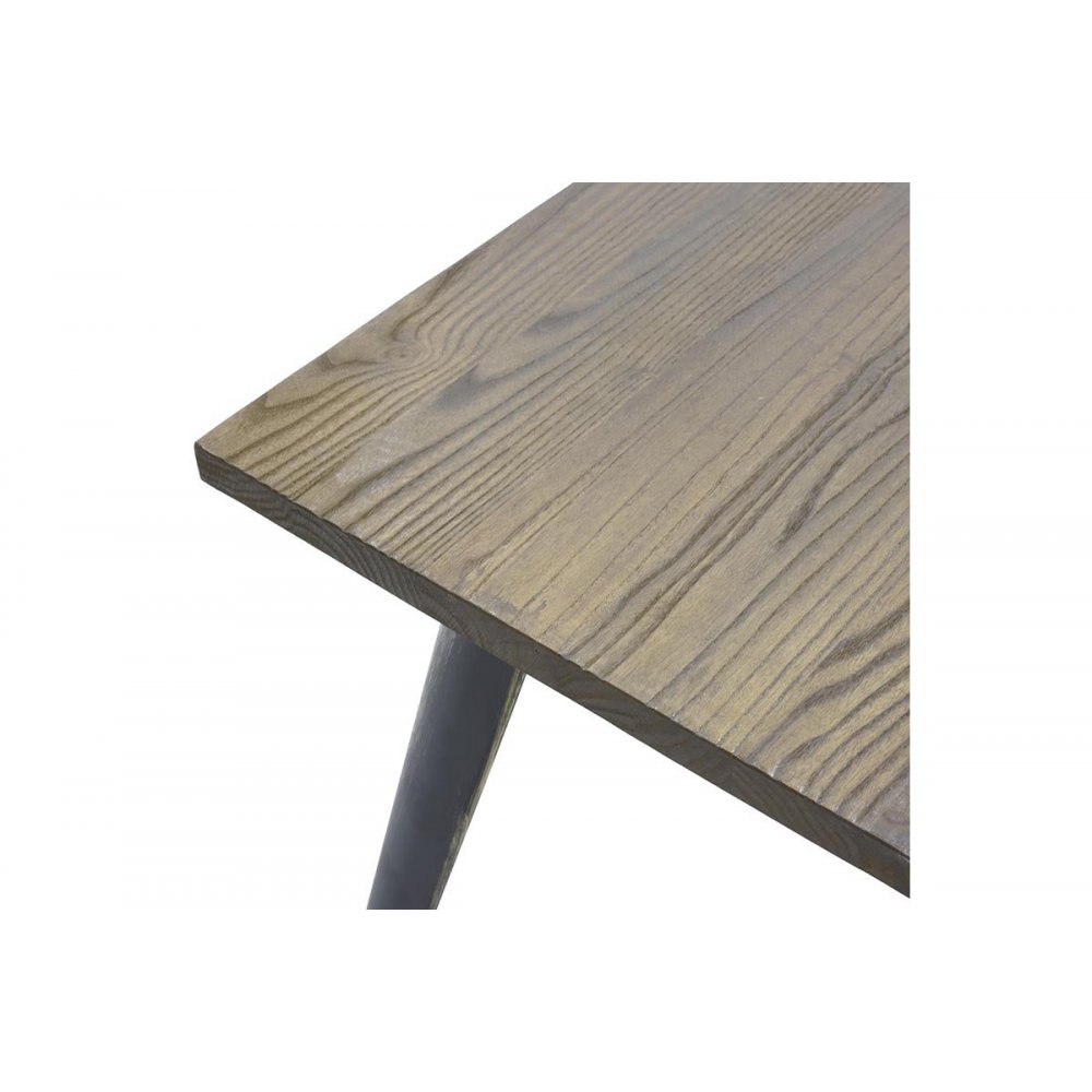 Τραπέζι "UTOPIA" μεταλλικό σε χρώμα antique μαύρο 80x80x75,5