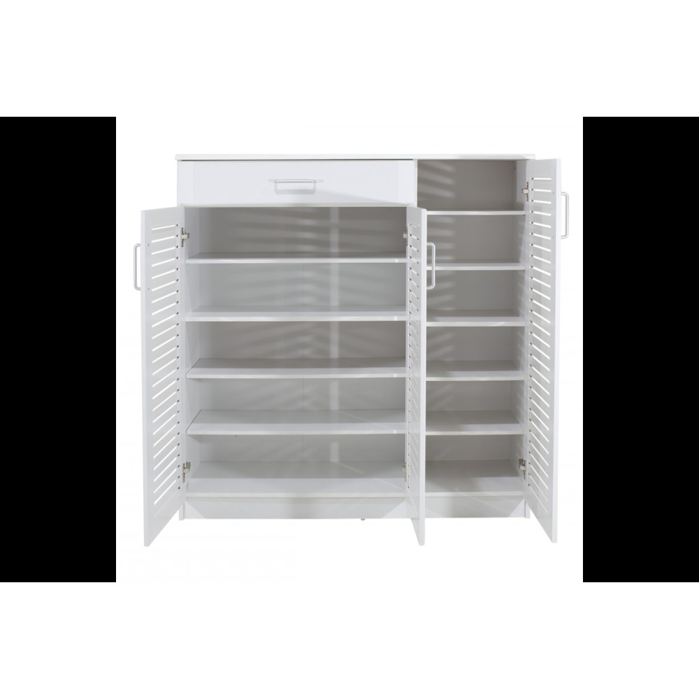 Παπουτσοθήκη-ντουλάπι "SANTE" σε χρώμα λευκό 120x40x123