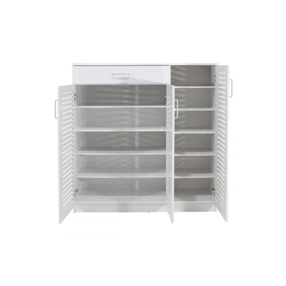 Παπουτσοθήκη-ντουλάπι "SANTE" σε χρώμα λευκό 120x40x123