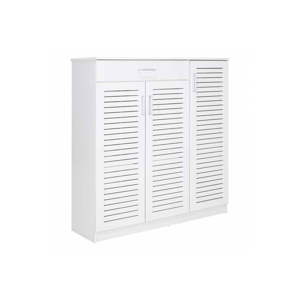 Παπουτσοθήκη-ντουλάπι "SANTE" σε χρώμα λευκό 120x40x123