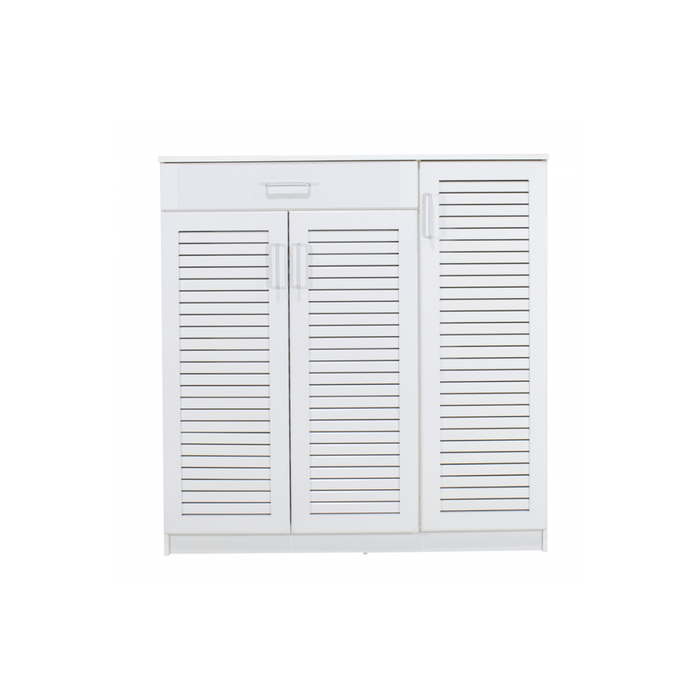 Παπουτσοθήκη-ντουλάπι "SANTE" σε χρώμα λευκό 120x40x123