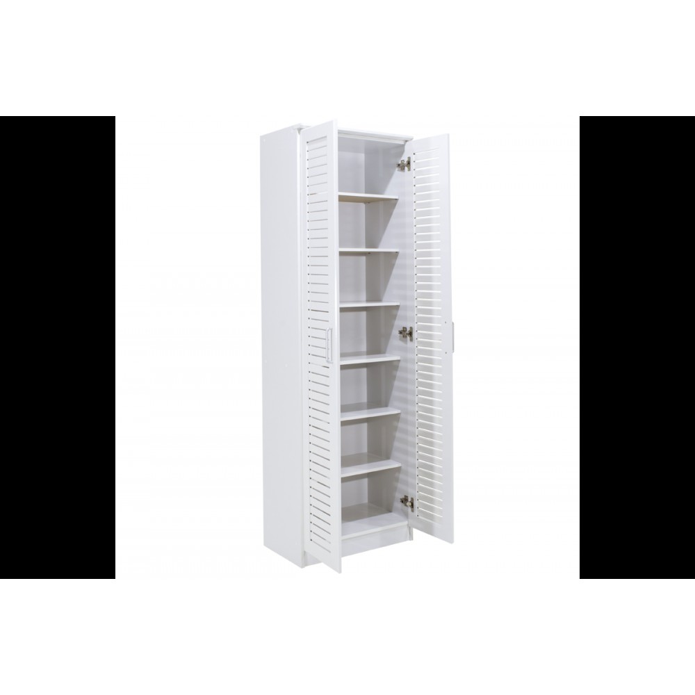 Παπουτσοθήκη-ντουλάπα "SANTE" σε χρώμα λευκό 60x40x183