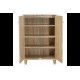 Παπουτσοθήκη-ντουλάπι "SANTO" σε χρώμα σονόμα  60x34.5x91.5