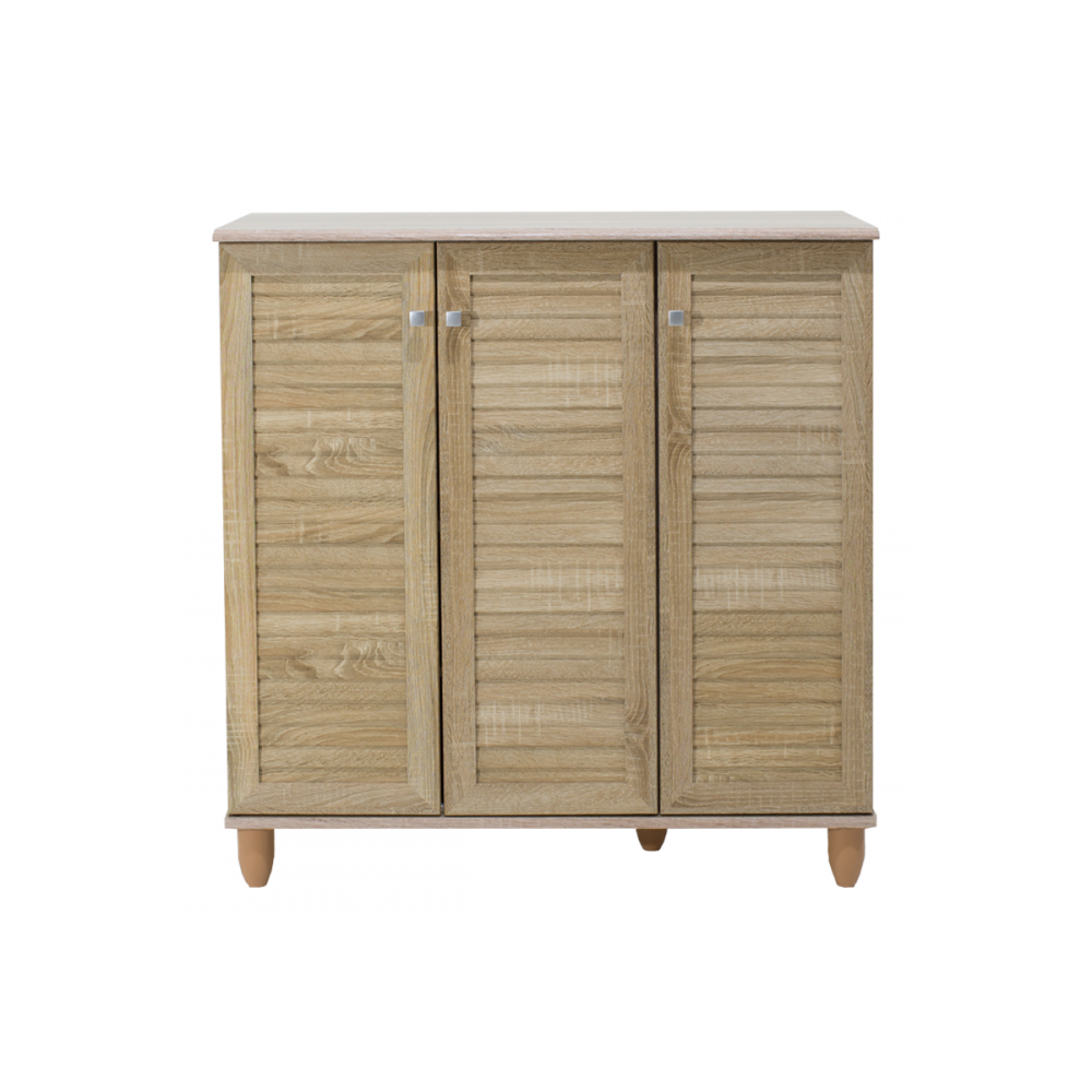 Παπουτσοθήκη-ντουλάπι "SANTO" σε χρώμα σονόμα 89.5x34.5x91.5