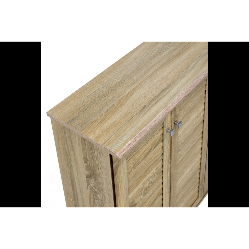 Παπουτσοθήκη-ντουλάπι "SANTO" σε χρώμα σονόμα 89.5x34.5x91.5