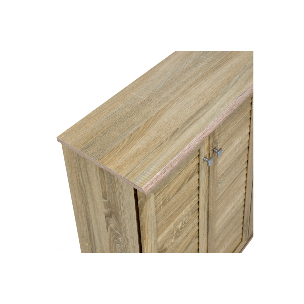 Παπουτσοθήκη-ντουλάπι "SANTO" σε χρώμα σονόμα 89.5x34.5x91.5