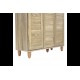 Παπουτσοθήκη-ντουλάπι "SANTO" σε χρώμα σονόμα 89.5x34.5x91.5