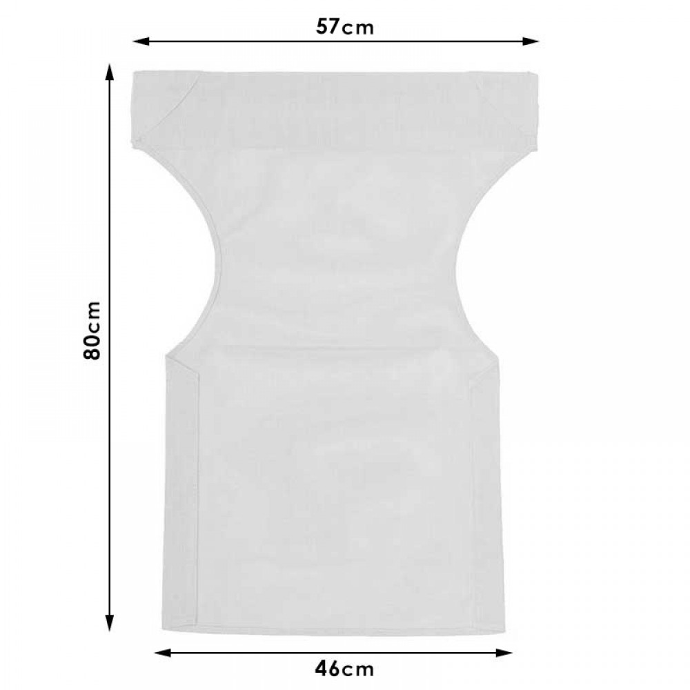 Διάτρητο πανί από PVC σε χρώμα κροκί 46x57x80