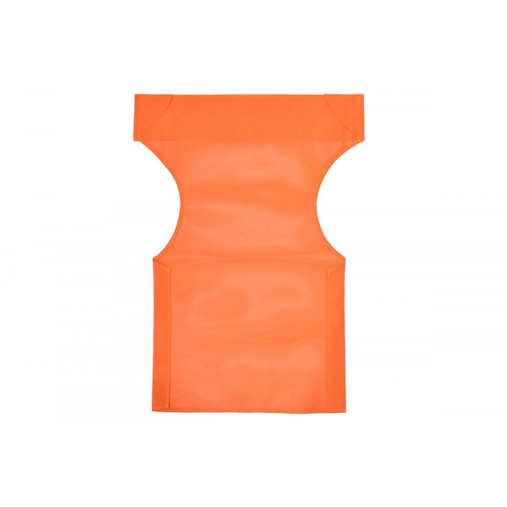 Διάτρητο πανί από PVC σε χρώμα πορτοκαλί 46x57x80