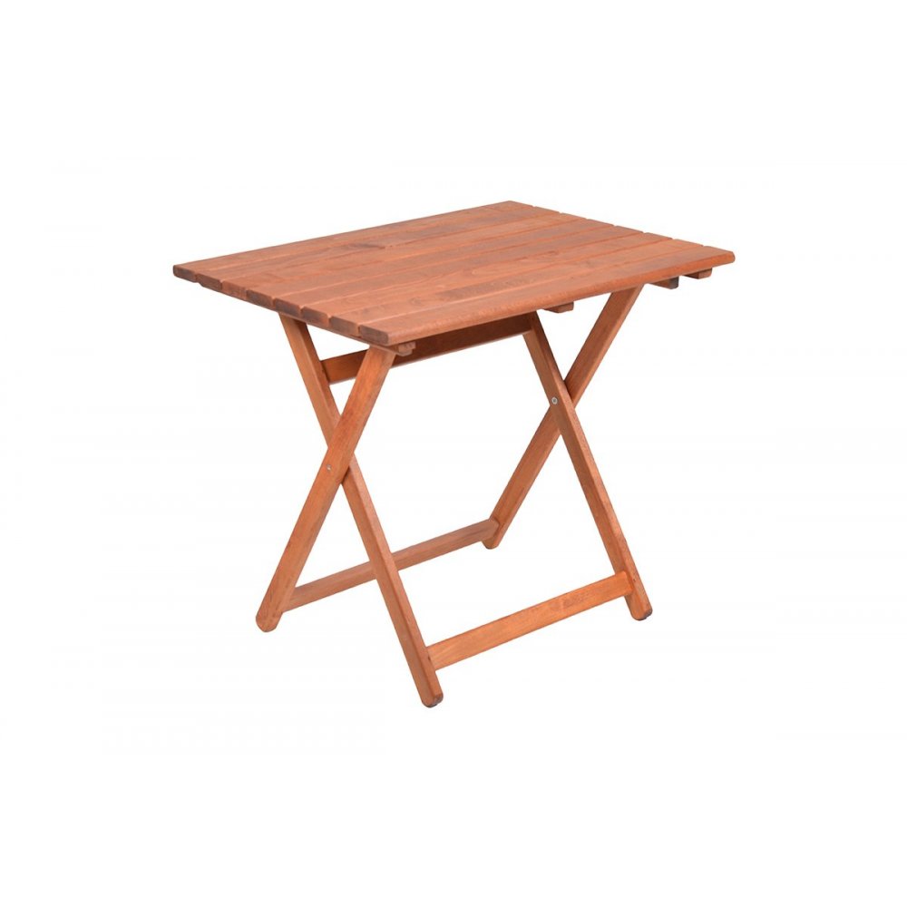 Τραπέζι "ARETI" πτυσσόμενο απο μασίφ ξύλο οξιάς σε κερασί χρώμα 60x100x71