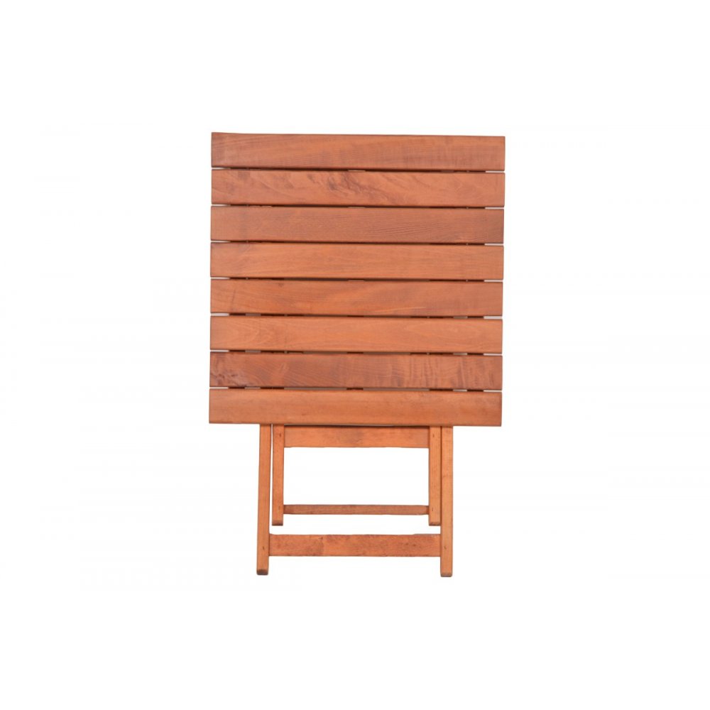 Τραπέζι "ARETI" πτυσσόμενο απο μασίφ ξύλο οξιάς σε χρώμα κερασί 60x60x71