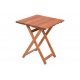 Τραπέζι "ARETI" πτυσσόμενο απο μασίφ ξύλο οξιάς σε χρώμα κερασί 60x60x71